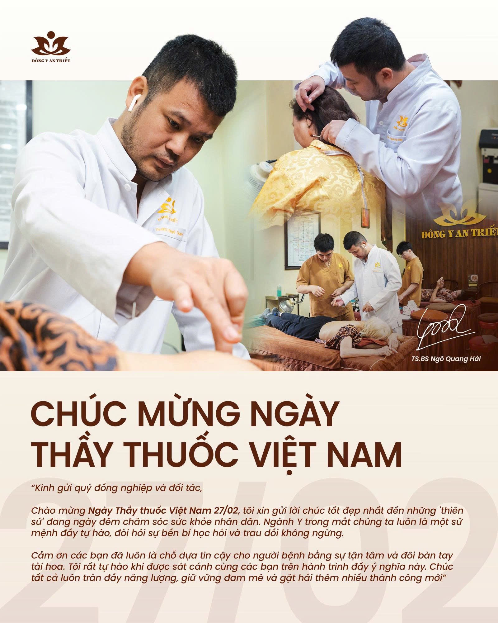 CHÚC MỪNG NGÀY THẦY THUỐC VIỆT NAM 27-02